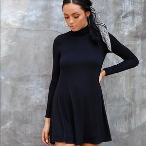 Lulu’s Black Swing Dress